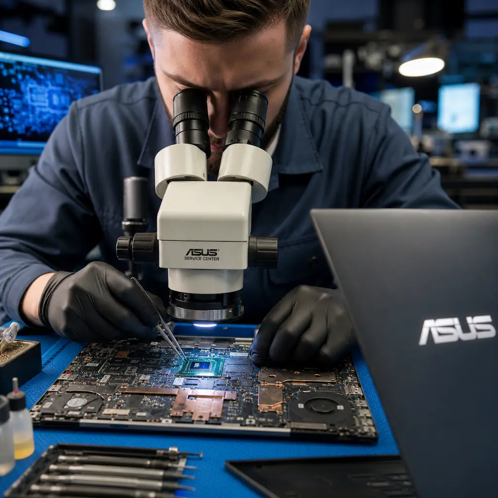 Замена видеокарты ноутбука Asus в Уфе
