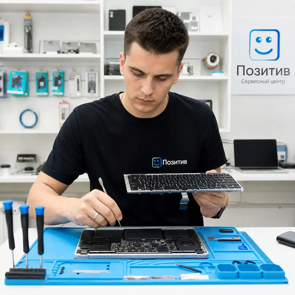 заменить клавиатуру на Apple Macbook в Уфе
