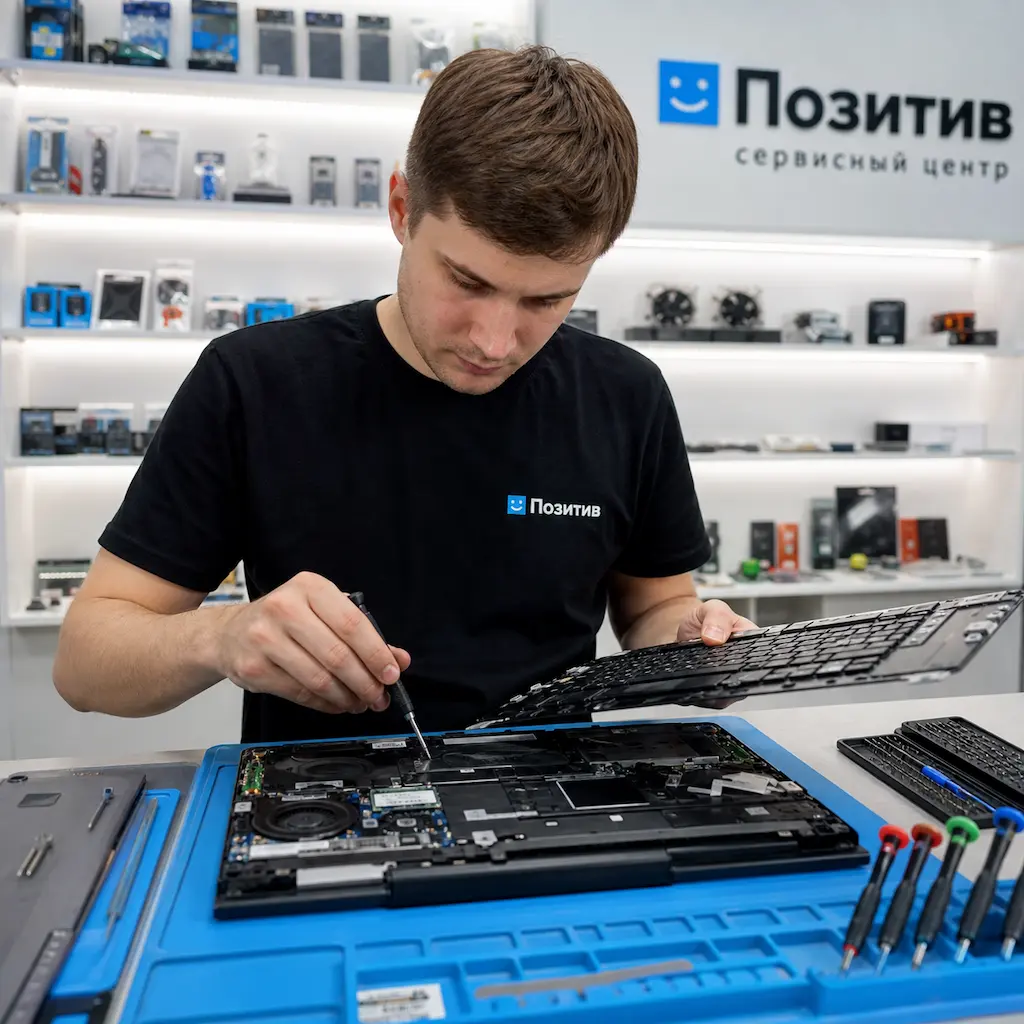 заменить клавиатуру на ноутбуке Samsung в Уфе