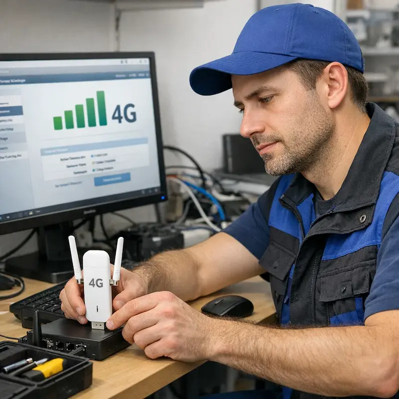 Настройка LTE модема в Уфе