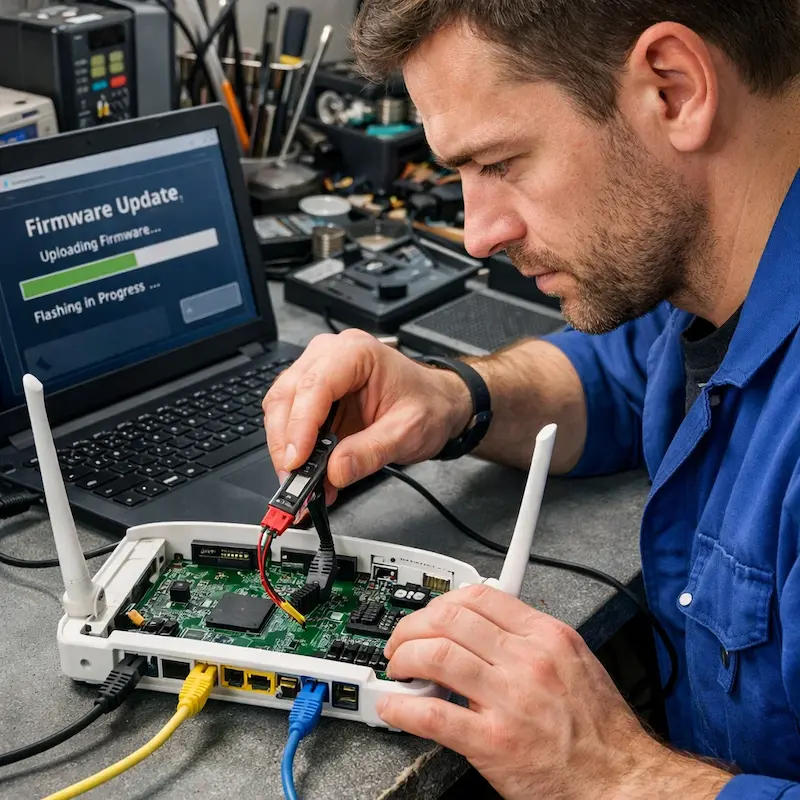 Обновление прошивки роутера в Уфе