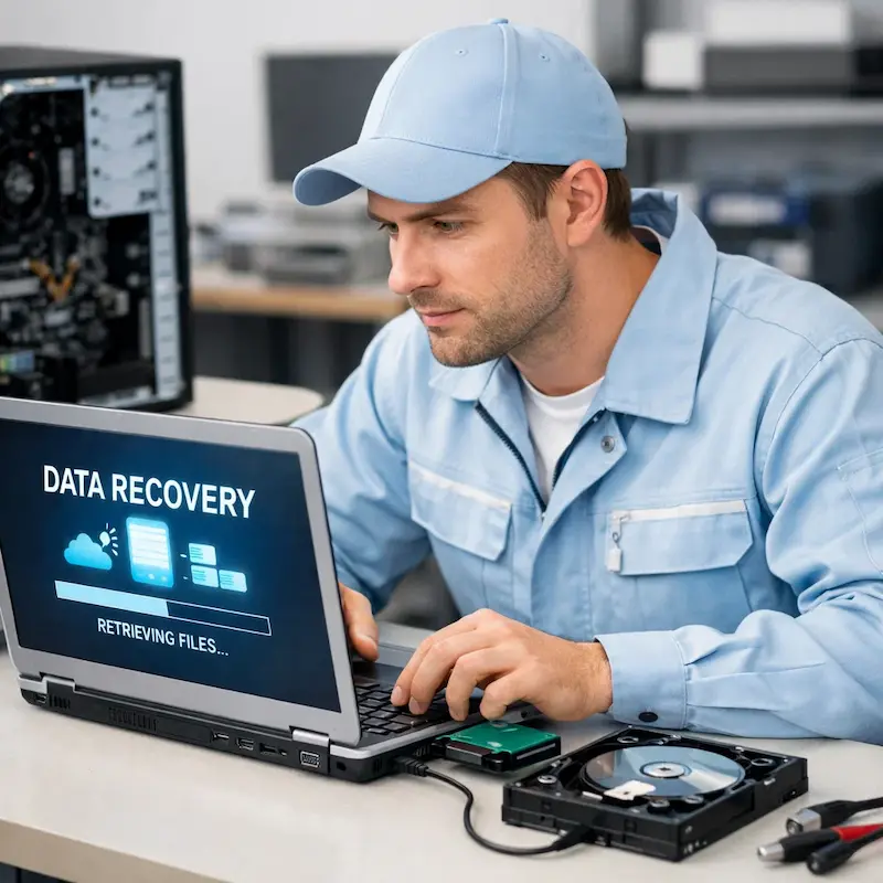 Восстановление данных и файлов в Уфе