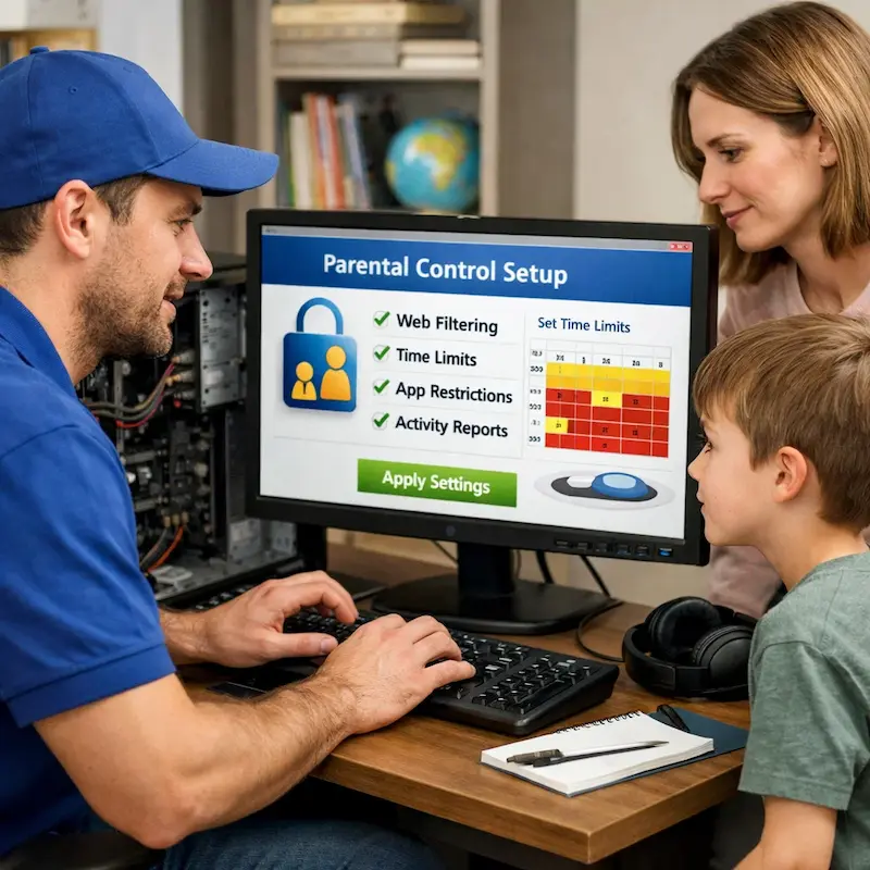 установка родительского контроля в Уфе