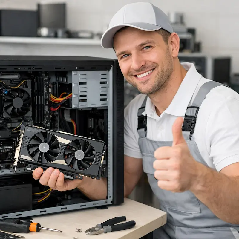 Замена видеокарты ПК в Уфе