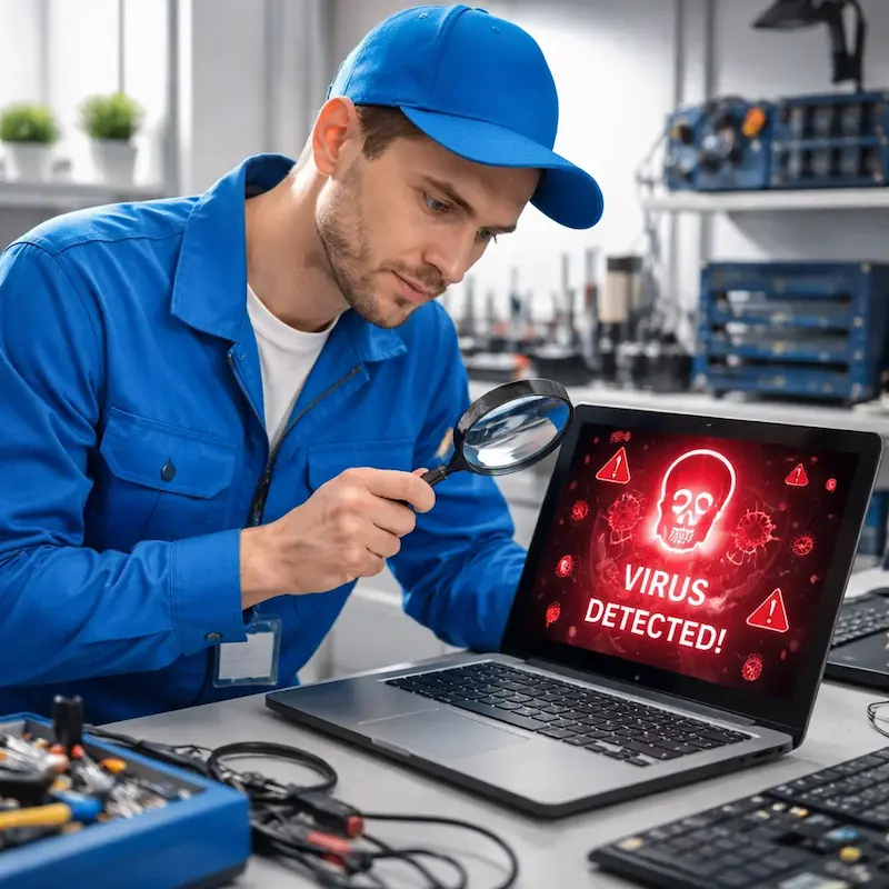 Поиск компьютерных вирусов в Уфе